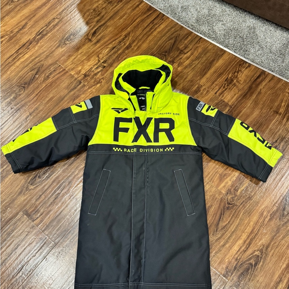 FXR Kids Warm up Black and Yellow Jacket